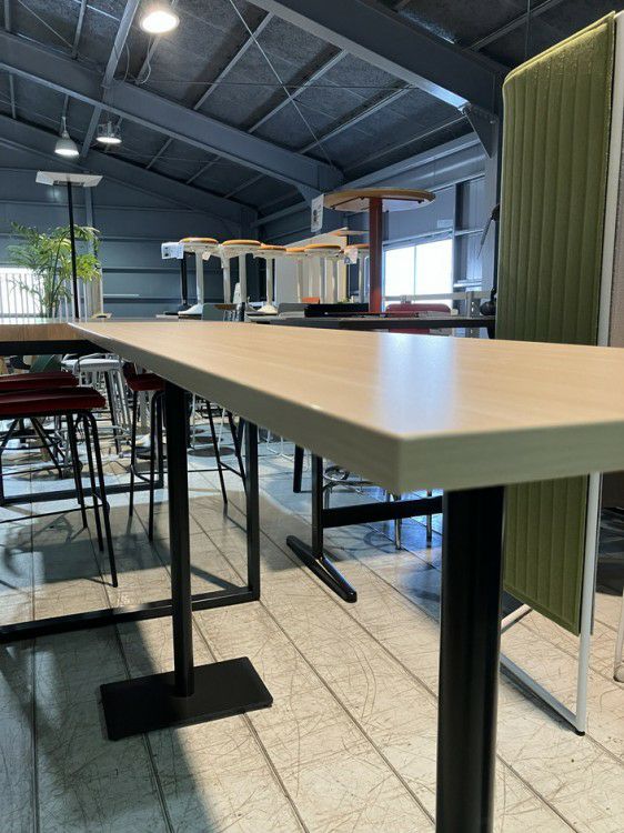 ウチダ（内田洋行）NEUT(ニュート)シリーズ+Hazel(ヘーゼル)シリーズ 1800カウンターテーブル+ハイチェア2脚セット 商品画像7