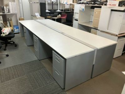 コクヨワークヴィスタ（WorkVista）シリーズ 3600フリーアドレスデスク＋ワゴン7点セット 商品画像1