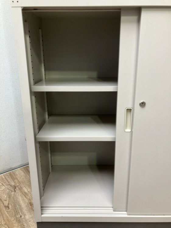 コクヨガラススチール引違い上下書庫 商品画像7