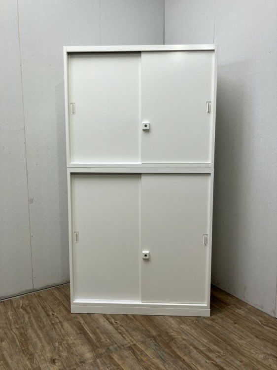 オカムラレクトラインシリーズ 引違い上下書庫 商品画像1