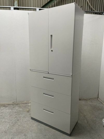 INABA/イナバTFシリーズ 両開きラテラル上下書庫 商品画像1