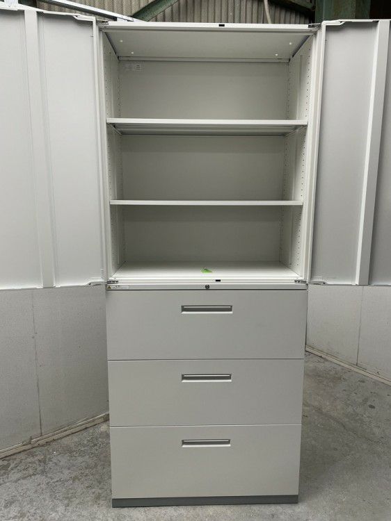 INABA/イナバTFシリーズ 両開きラテラル上下書庫 商品画像8