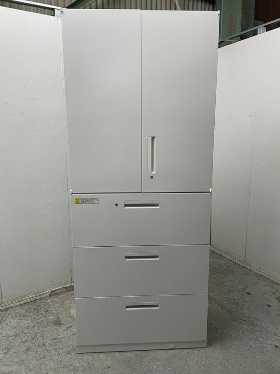 ウチダ（内田洋行）HS(ハイパーストレージ)シリーズ 両開きラテラル上下書庫 商品画像2