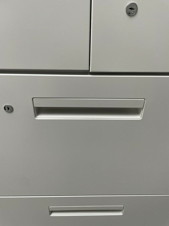 ウチダ（内田洋行）HS(ハイパーストレージ)シリーズ 両開きラテラル上下書庫 商品画像7