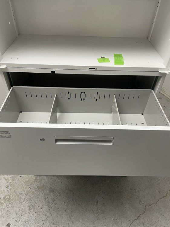 ウチダ（内田洋行）HS(ハイパーストレージ)シリーズ 両開きラテラル上下書庫 商品画像13