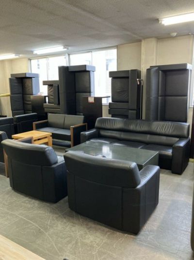 中古美品 シングル品本革業務ソファー 光製作所 8個セット 楽天市場】コクヨ フェリー 応接セット 3人用ソファ・1人用ソファ 本革