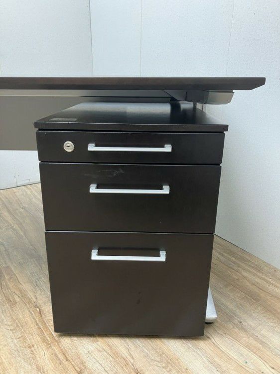 オカムラEX-200シリーズ 役員室用1800平デスク+ワゴン3点セット 商品画像5