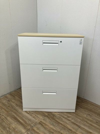 コクヨEDIA(エディア)シリーズ 天板付3段ラテラル書庫 商品画像1