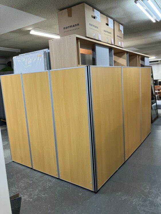 6連L型パーテーション 商品画像1