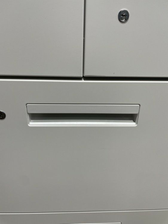 ウチダ（内田洋行）HS(ハイパーストレージ)シリーズ 両開きラテラル上下書庫 商品画像8