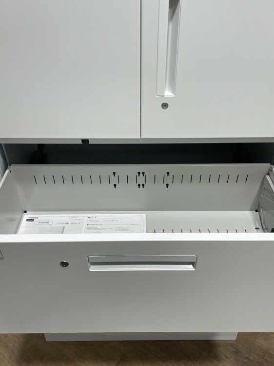 ウチダ（内田洋行）HS(ハイパーストレージ)シリーズ 両開きラテラル上下書庫 商品画像12