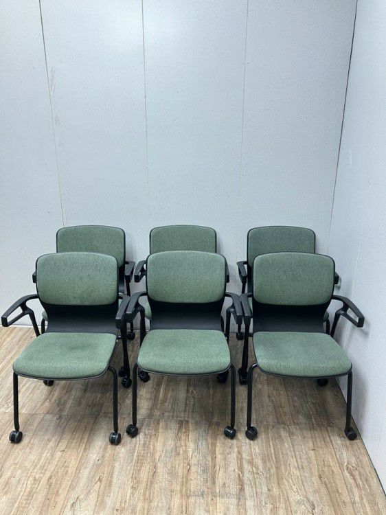 ウチダ（内田洋行）Cazetora(カゼトラ)シリーズ 肘付カゼトラチェア 6脚セット 商品画像2