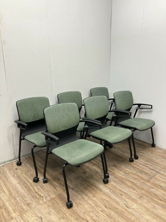 ウチダ（内田洋行）Cazetora(カゼトラ)シリーズ 肘付カゼトラチェア 6脚セット 商品画像3