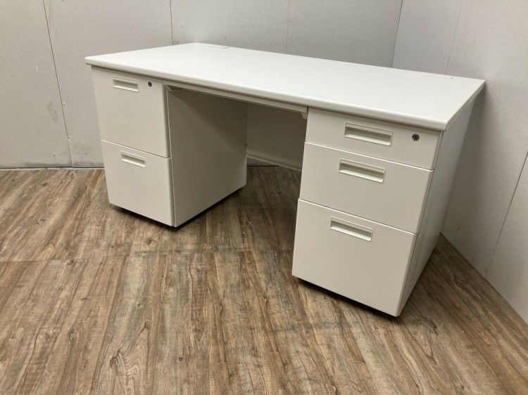 井上金庫1400両袖デスク 商品画像2