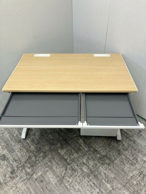 トヨスチール1100平デスク+ワゴンセット 商品画像4