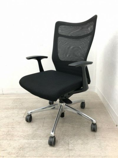 オカムラfeego(フィーゴ)チェア 固定肘付フィーゴメッシュチェア 商品画像1