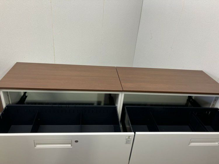 コクヨEDIA(エディア)シリーズ 天板付3段ラテラル書庫 2台セット 商品画像4