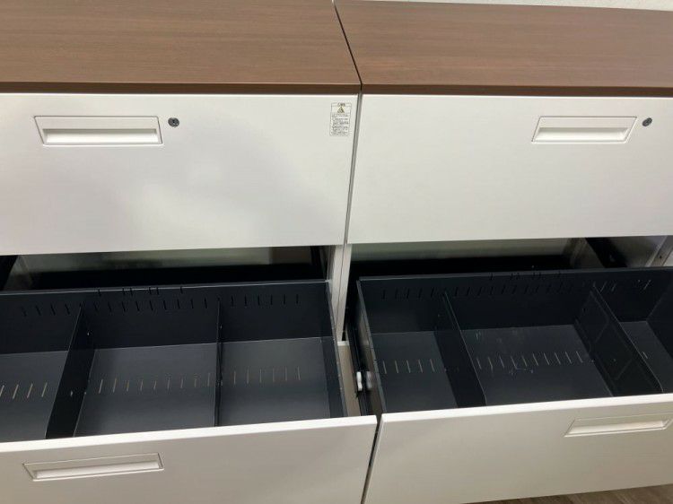 コクヨEDIA(エディア)シリーズ 天板付3段ラテラル書庫 2台セット 商品画像5