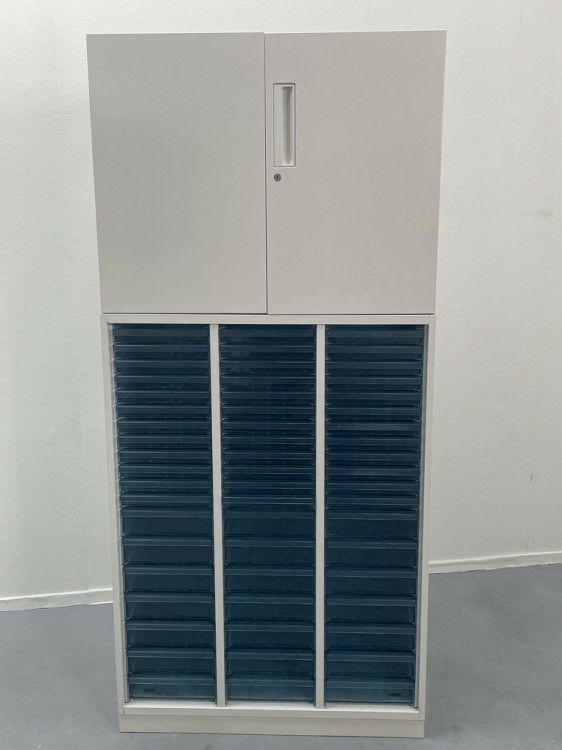 コクヨEDIA(エディア)シリーズ 両開きクリアトレー上下書庫 商品画像2