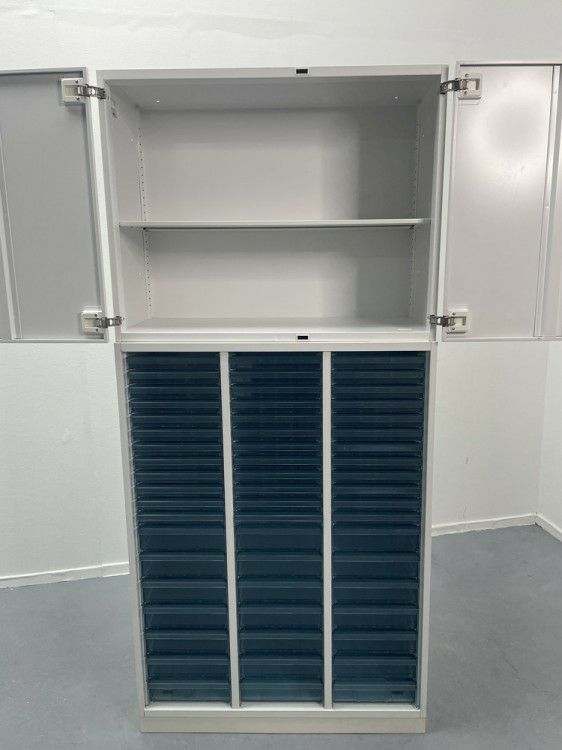 コクヨEDIA(エディア)シリーズ 両開きクリアトレー上下書庫 商品画像8