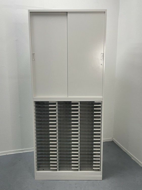 イトーキシンラインシリーズ スライドクリアトレー上下書庫 商品画像2