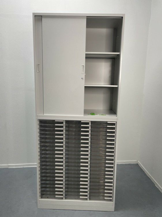 イトーキシンラインシリーズ スライドクリアトレー上下書庫 商品画像8