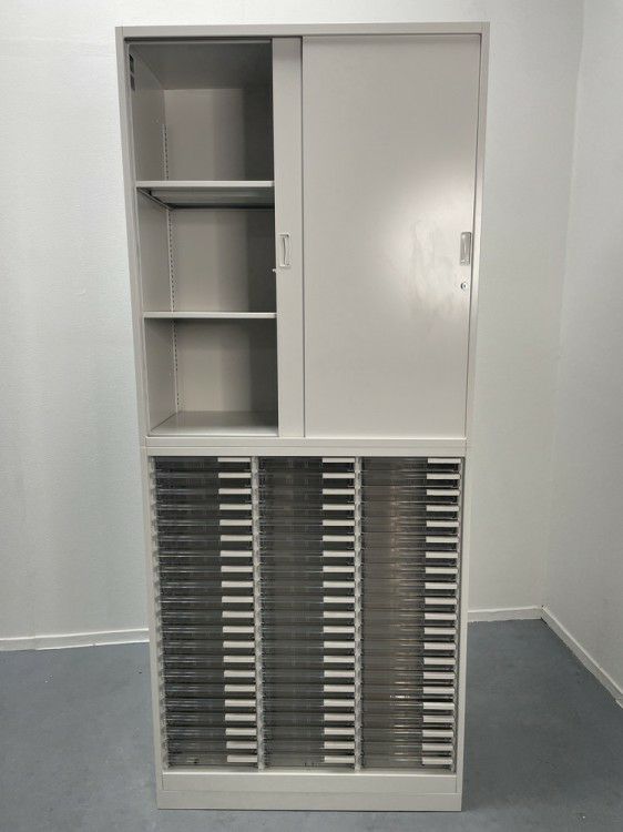 イトーキシンラインシリーズ スライドクリアトレー上下書庫 商品画像9