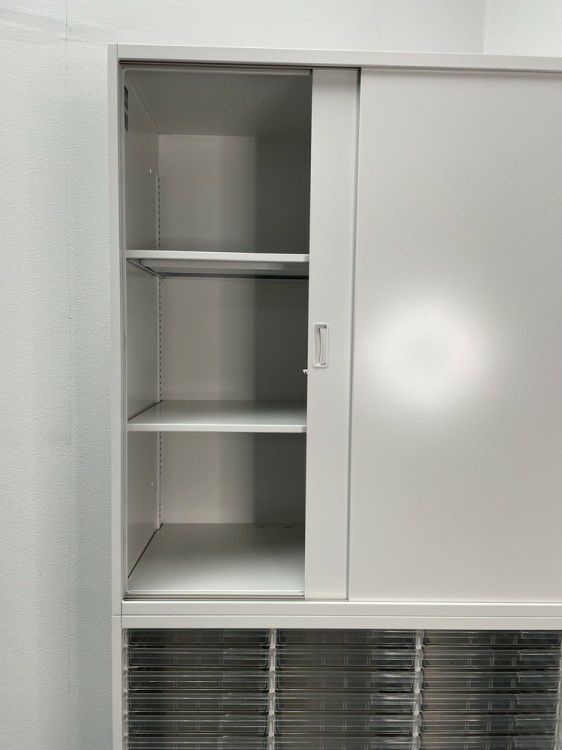 イトーキシンラインシリーズ スライドクリアトレー上下書庫 商品画像9