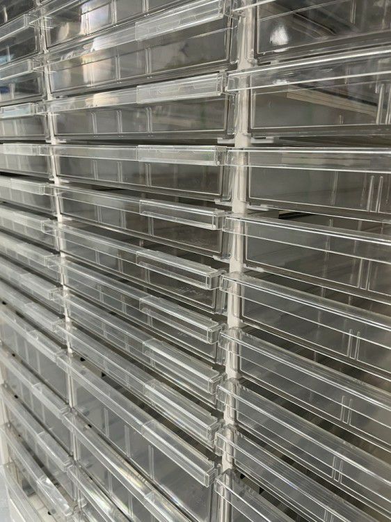 イトーキシンラインシリーズ スライドクリアトレー上下書庫 商品画像12