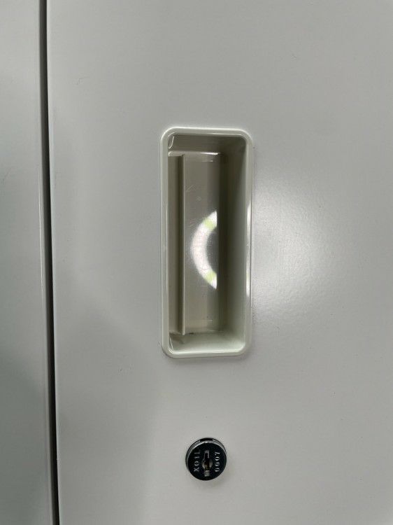 プラスシンラインシリーズ 両開きクリアトレー上下書庫 商品画像7