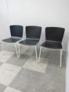 オカムラLives Cafe Chair(ライブス カフェチェア)シリーズ スタッキングチェア 3脚セット 商品画像1