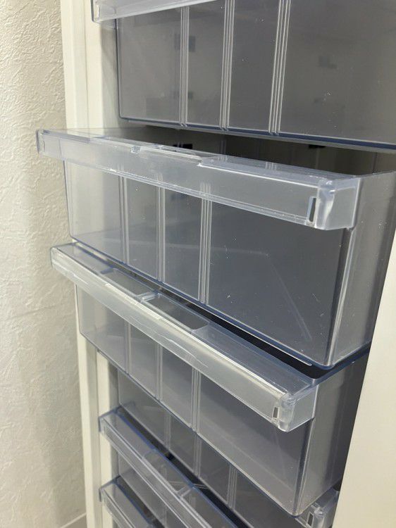 プラスLX-5(エルエックス-ファイブ)シリーズ 両開きクリアトレー上下書庫 商品画像12