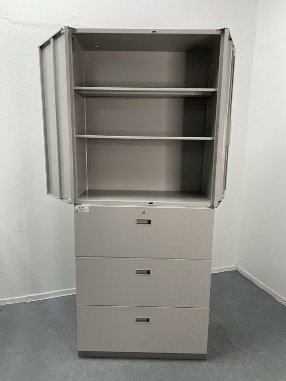 イトーキシンラインシリーズ 両開きラテラル上下書庫 商品画像8