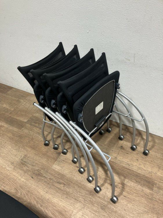 イトーキプリエ2シリーズ ネスティングチェア4脚セット 商品画像8