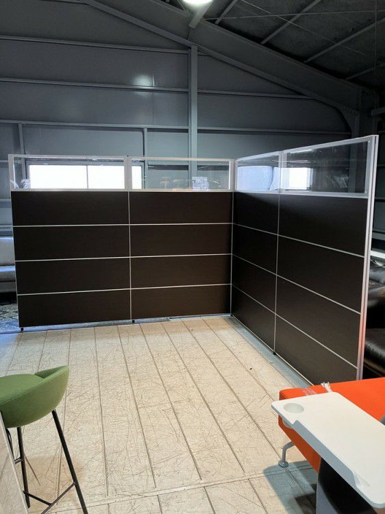 サンテックCFシリーズ 4連L型パーテーション 商品画像1