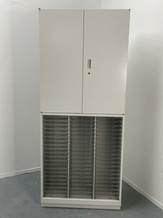 イトーキシンラインシリーズ 両開きクリアトレー上下書庫 商品画像2