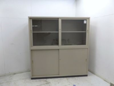 コクヨ ガラススライド上下書庫
