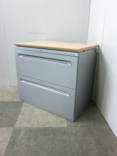 オカムラPro Unit(プロユニット)シリーズ 天板付き2段ラテラル書庫 商品画像2