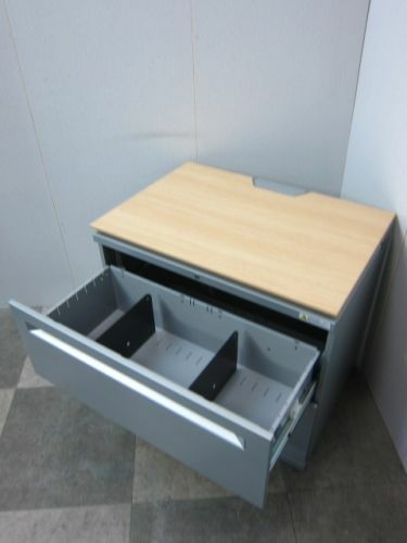 オカムラPro Unit(プロユニット)シリーズ 天板付き2段ラテラル書庫 商品画像5