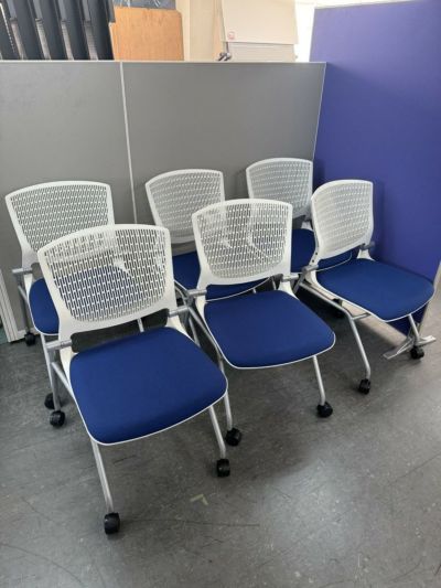 オカムラ グラータシリーズ ネスティングチェア 6脚セット