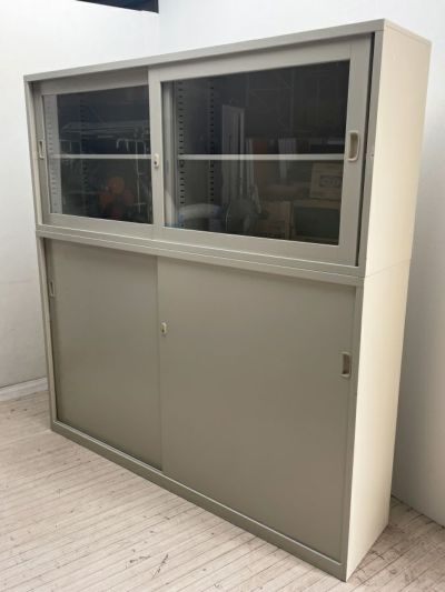 生興ガラススライド上下書庫