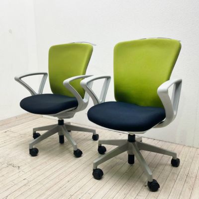 イナバ 固定肘付バルチェチェア2脚セット