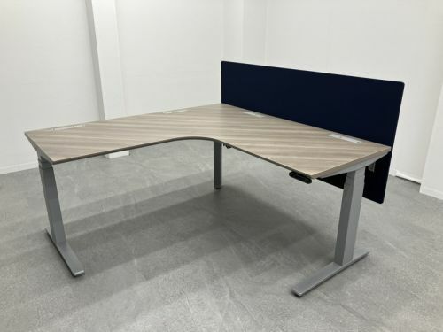 オカムラ 電動昇降式 デスク オカムラ 電動昇降式1550L型デスク 3S177P MX62| 無限堂ネットショップ