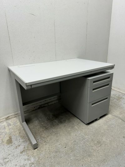 ウチダ スカエナシリーズ 1100平デスク＋ワゴンセット