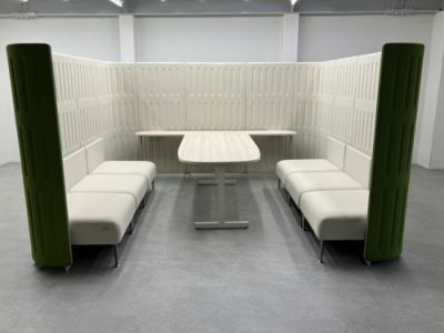 オカムラ マッフルシリーズ ミーティングブースセット