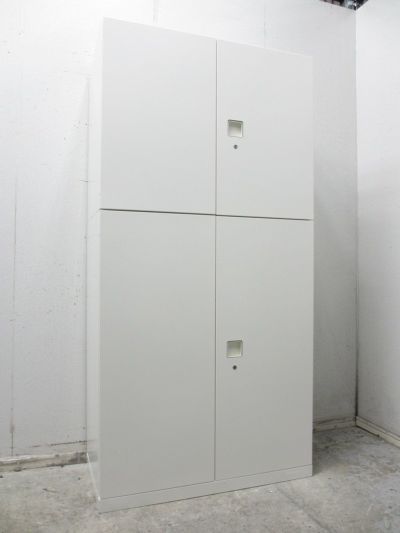 オカムラ レクトラインシリーズ 両開き上下書庫