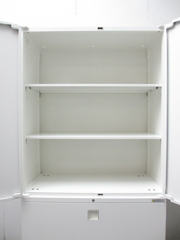 オカムラレクトラインシリーズ 両開きラテラル上下書庫 商品画像3