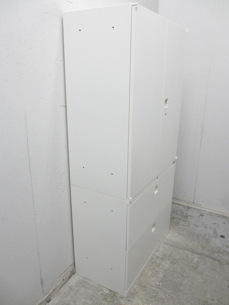 オカムラレクトラインシリーズ 両開きラテラル上下書庫 商品画像7