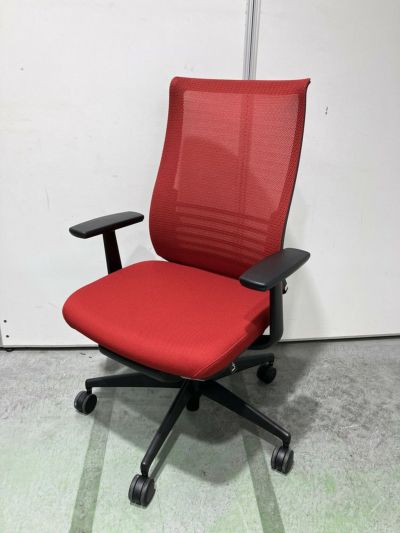 コクヨ 固定肘付ベゼルチェア　　