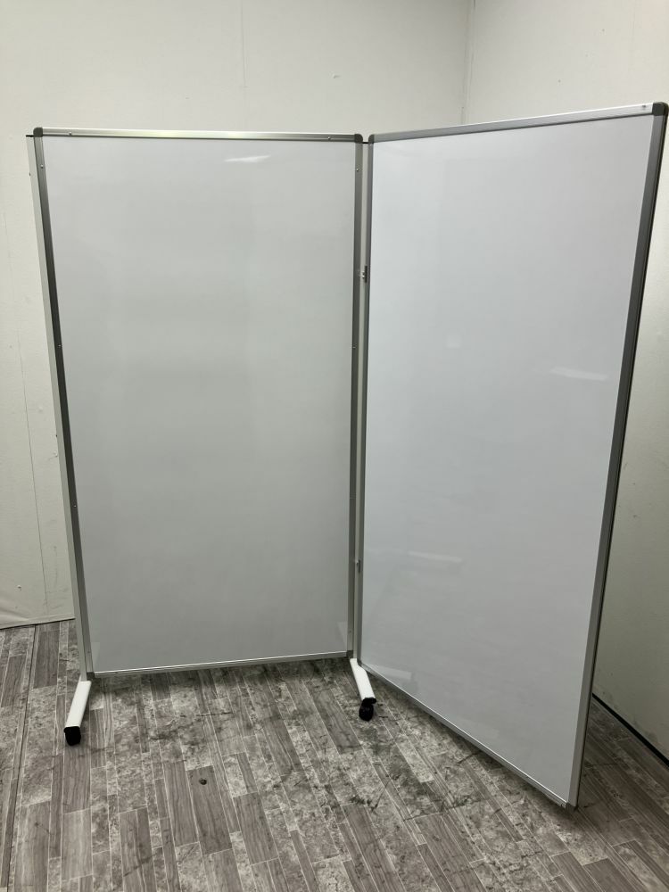 2連結ホワイトボードパーテーション 商品画像3